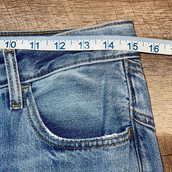 7 For All Mankind Womens Star Panel Easy‎ Straight Button Fly Jeans Blue Size 28 - Picture 14 of 16